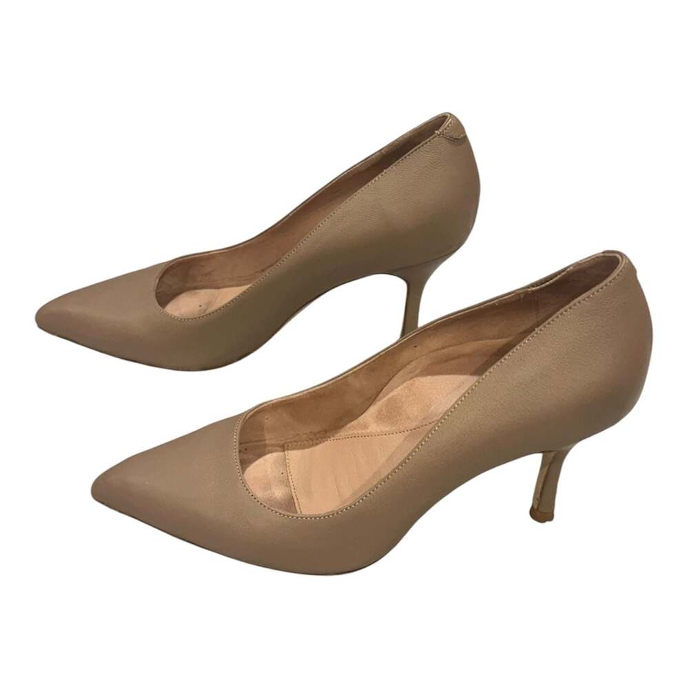 ALLY The All-Day Heel Nude Leather Pointed Toe Pumps Size 7 1/2 - Picture 4 of 7